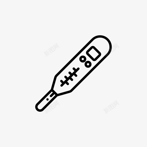 体温计医疗保健医院图标svg_新图网 https://ixintu.com 体温计 医疗 医疗保健 医院