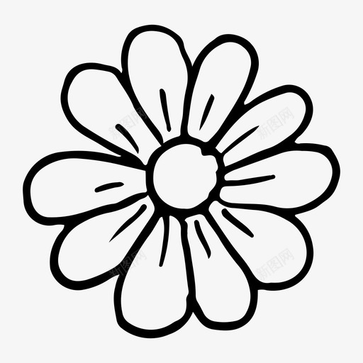 花元素自然图标svg_新图网 https://ixintu.com 元素 春天 植物 自然 花