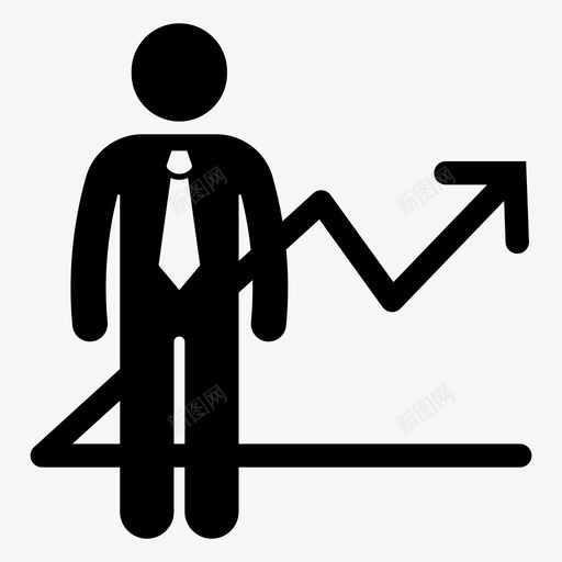 股票经纪人商人金融投资图标svg_新图网 https://ixintu.com 股票经纪人商人金融投资