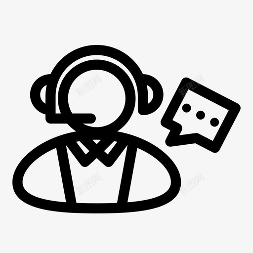 操作员工作职业图标svg_新图网 https://ixintu.com 工作 操作员 职业 职业图标