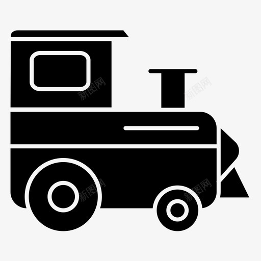 火车孩子玩具图标svg_新图网 https://ixintu.com 孩子 火车 玩具
