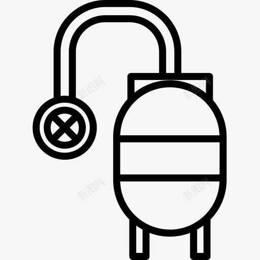 沼气电力工业3线性图标svg_新图网 https://ixintu.com 沼气 电力工业3 线性