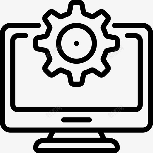 开发项目管理10线性图标svg_新图网 https://ixintu.com 开发 线性 项目管理10