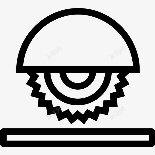 锯结构和工具2线性图标svg_新图网 https://ixintu.com 线性 结构和工具2 锯