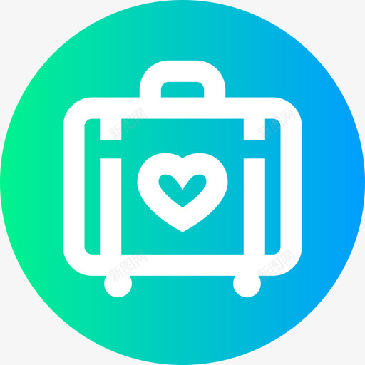 手提箱love68圆形图标svg_新图网 https://ixintu.com love68 圆形 手提箱