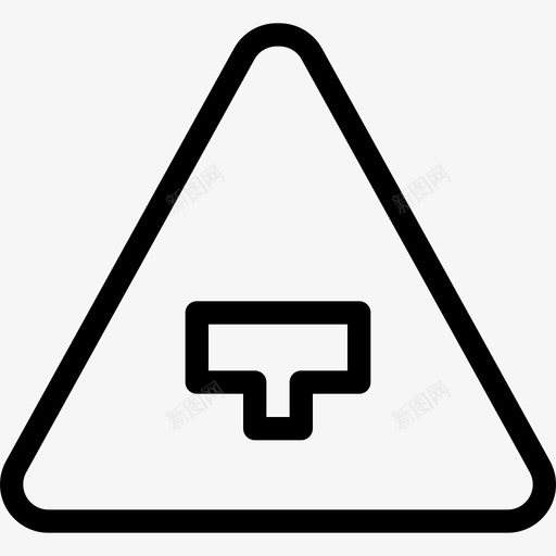 道路交通道路标志3线形图标svg_新图网 https://ixintu.com 交通道路标志3 线形 道路