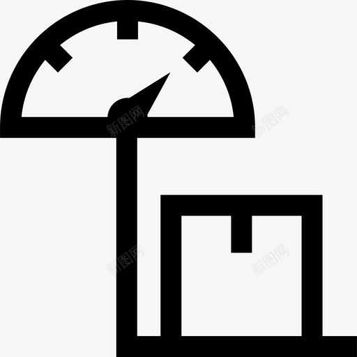秤包裹递送15直线图标svg_新图网 https://ixintu.com 包裹递送15 直线 秤