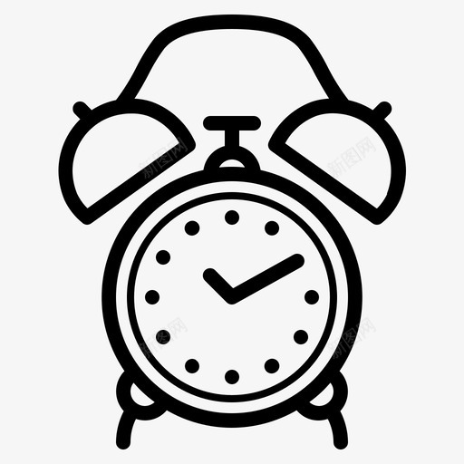 闹钟钟时间图标svg_新图网 https://ixintu.com 手表 时间 计时器 钟 闹钟