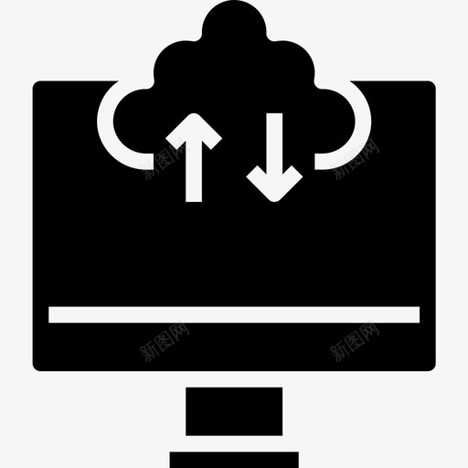 云计算通信114填充图标svg_新图网 https://ixintu.com 云计算 填充 通信114