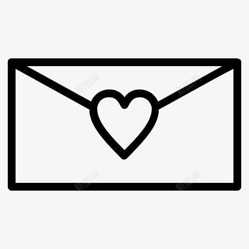 婚礼请柬信封爱情图标svg_新图网 https://ixintu.com 信封 婚礼请柬 爱情 结婚热线 邮件