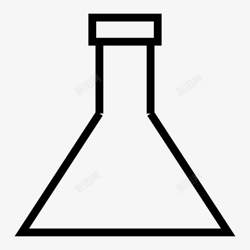 erlenmeyer烧瓶化学实验图标svg_新图网 https://ixintu.com erlenmeyer烧瓶 化学 学校图标薄 实验 物理 科学 试管