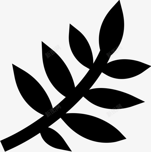 叶野营80轮廓图标svg_新图网 https://ixintu.com 叶 轮廓 野营80