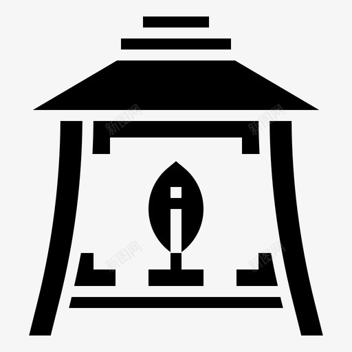 日式灯灯日文符号字形图标svg_新图网 https://ixintu.com 日式灯 日文符号字形 灯