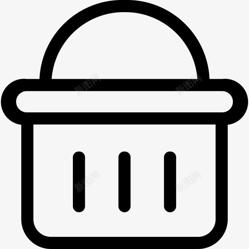 购物篮杂项29线性图标svg_新图网 https://ixintu.com 杂项29 线性 购物篮