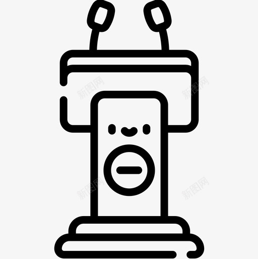 讲台毕业4级直系图标svg_新图网 https://ixintu.com 毕业4级 直系 讲台