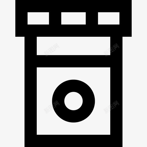 辣椒酱烤肉架3线性图标svg_新图网 https://ixintu.com 烤肉架3 线性 辣椒酱