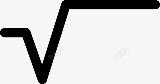 根公式数学图标svg_新图网 https://ixintu.com 公式 平方 平方根 数字化 数学 根