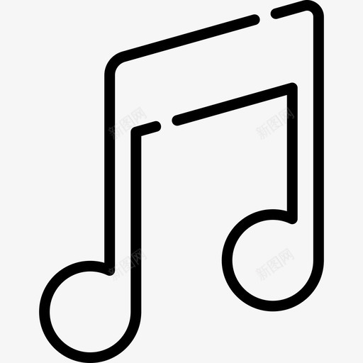 音乐美术9线性图标svg_新图网 https://ixintu.com 线性 美术9 音乐