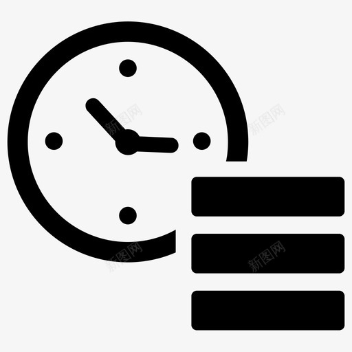 预算计划硬币财务图标svg_新图网 https://ixintu.com 搜索引擎优化网页5 时间 硬币 财务 金钱 预算计划