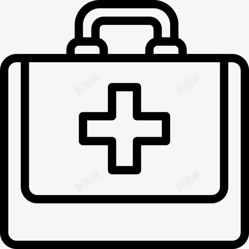 急救箱药物线性图标svg_新图网 https://ixintu.com 急救箱 线性 药物