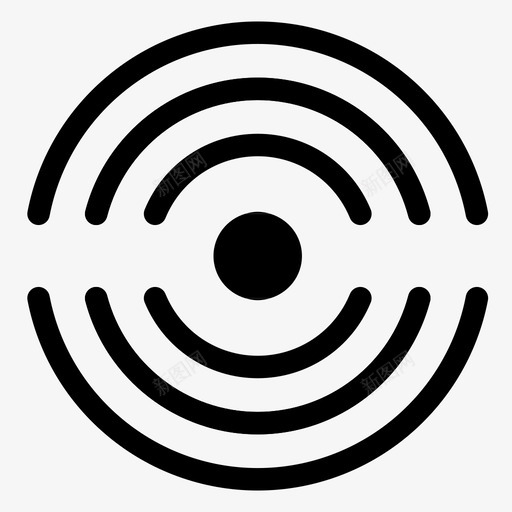 覆盖信号移动网络图标svg_新图网 https://ixintu.com 互联网区域 技术 日常科技 电信 移动 网络 覆盖信号