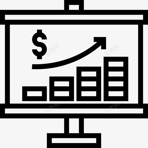 呈现呈现2线性图标svg_新图网 https://ixintu.com 呈现 呈现2 线性