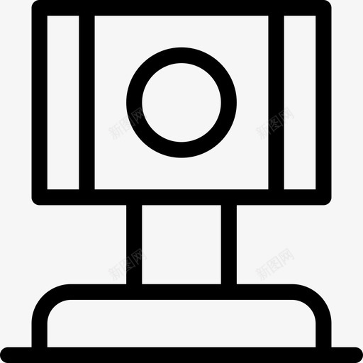 Gopro跳垒直线型图标svg_新图网 https://ixintu.com Gopro 直线型 跳垒