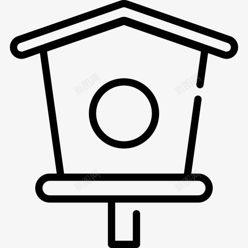 鸟类园艺34直线型图标svg_新图网 https://ixintu.com 园艺34 直线型 鸟类
