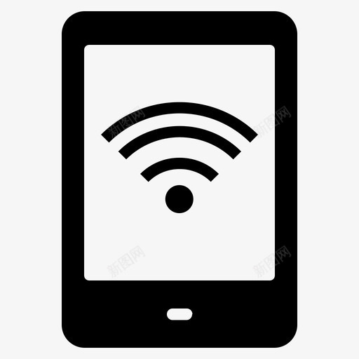 电子书阅读器wifi联网在线图书图标svg_新图网 https://ixintu.com 在线图书 电子书阅读器wifi 联网