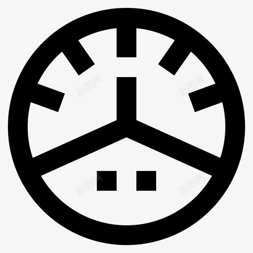 车速表摩托车线性图标svg_新图网 https://ixintu.com 摩托车 线性 车速表