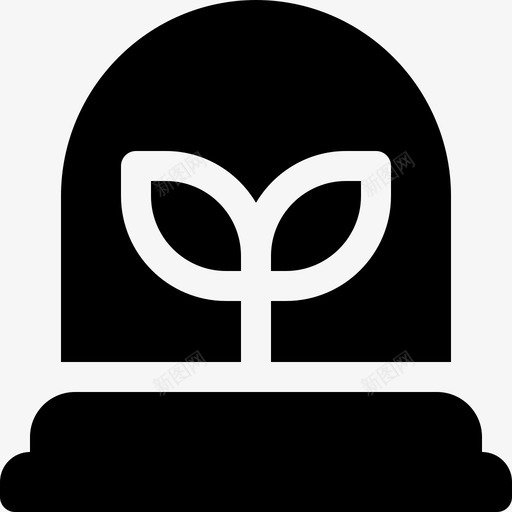 植物温室2填充图标svg_新图网 https://ixintu.com 填充 植物 温室2