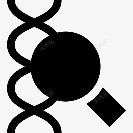 Dna生物学5填充图标svg_新图网 https://ixintu.com Dna 填充 生物学5