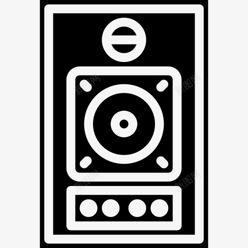 扬声器设备16填充图标svg_新图网 https://ixintu.com 填充 扬声器 设备16