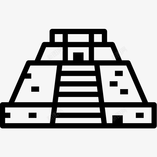 魔术师金字塔地标25直线图标svg_新图网 https://ixintu.com 地标25 直线 魔术师金字塔