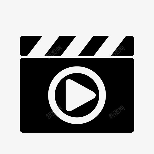 电影导演剧大片娱乐图标svg_新图网 https://ixintu.com 大片 娱乐 流媒体 电影导演剧 视频