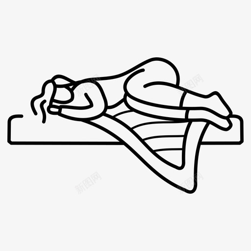 抑郁的女人孤独抑郁图标svg_新图网 https://ixintu.com 孤独 悲伤的女人 抑郁 抑郁的女人 疲惫