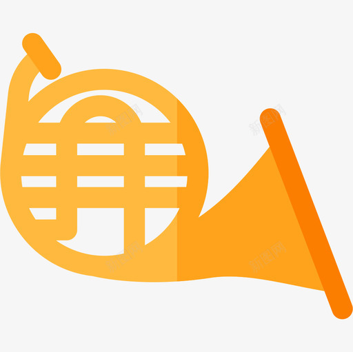 长号游行8号扁平图标svg_新图网 https://ixintu.com 扁平 游行8号 长号