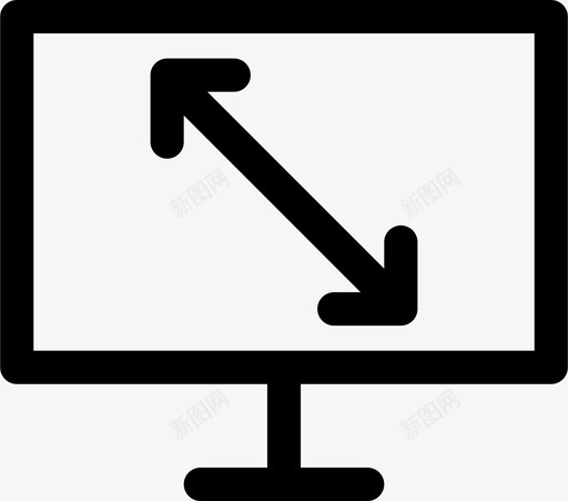 屏幕计算机尺寸图标svg_新图网 https://ixintu.com 尺寸 屏幕 数字化 计算机