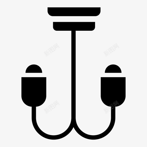 吸顶灯家具灯图标svg_新图网 https://ixintu.com 吊灯 吸顶灯 家具 家具雕刻 灯
