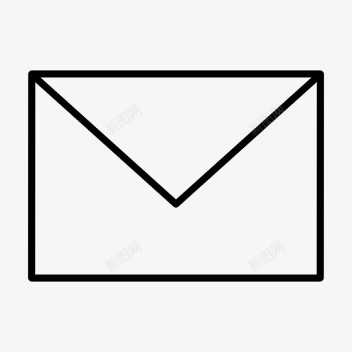 信封电子邮件商务单薄图标svg_新图网 https://ixintu.com 信封 商务单薄 电子邮件