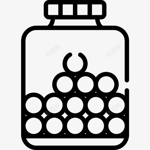 口香糖糖果店14直营图标svg_新图网 https://ixintu.com 口香糖 直营 糖果店14