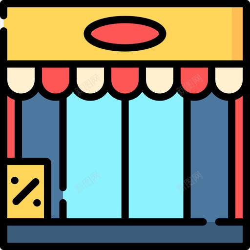 杂货店杂货店23线性颜色图标svg_新图网 https://ixintu.com 杂货店 杂货店23 线性颜色