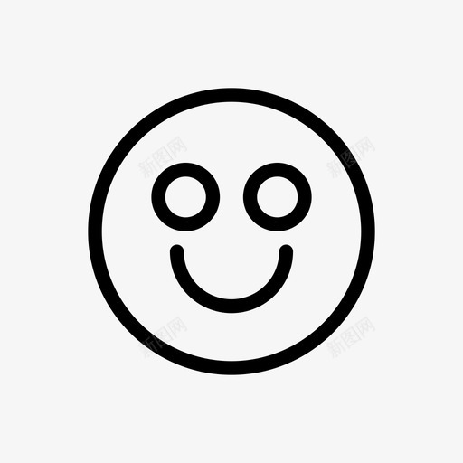 表情笑脸自信开心图标svg_新图网 https://ixintu.com 开心 微笑 微笑表情 自信 表情笑脸