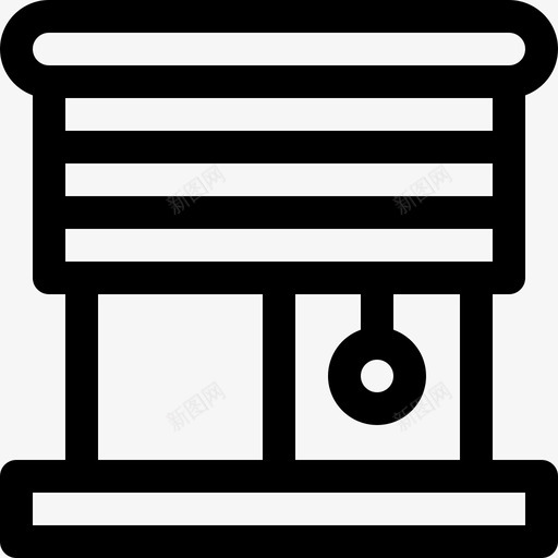百叶窗家装4直线型图标svg_新图网 https://ixintu.com 家装4 百叶窗 直线型