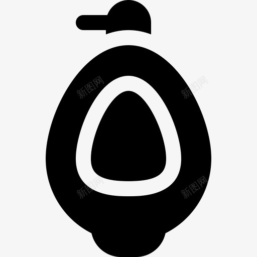 小便器家装5个装满图标svg_新图网 https://ixintu.com 家装5个 小便器 装满