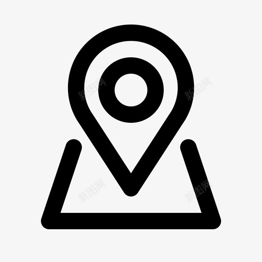 地图位置标签图标svg_新图网 https://ixintu.com 位置 地图 标签