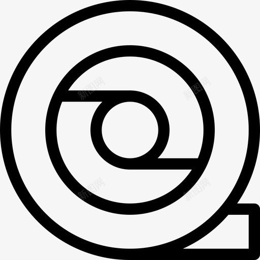 蜗牛昆虫5线状图标svg_新图网 https://ixintu.com 昆虫5 线状 蜗牛