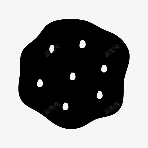 饼干面包房咖啡馆图标svg_新图网 https://ixintu.com 咖啡馆 面包房 食品 食品和饮料铭文 饼干
