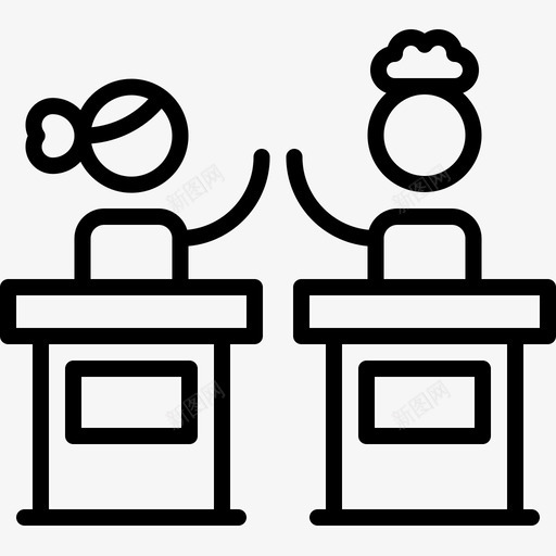 辩论回到学校53直系图标svg_新图网 https://ixintu.com 回到学校53 直系 辩论