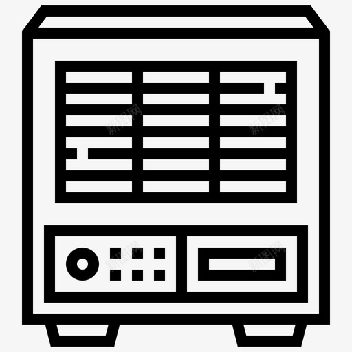 加热器电器家用电器图标svg_新图网 https://ixintu.com 加热器 家用电器 电器